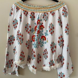 Off Shoulder Floral Top
